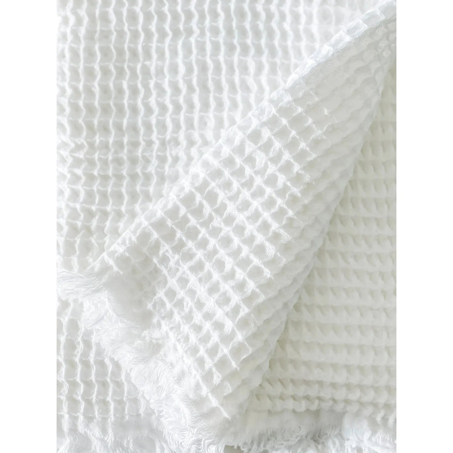 Turkish Cotton Waffle Throw