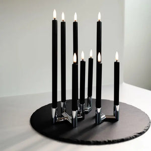 Uyuni S/2 Taper Candles | Black