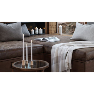 Uyuni S/2 Taper Candles | Nordic White