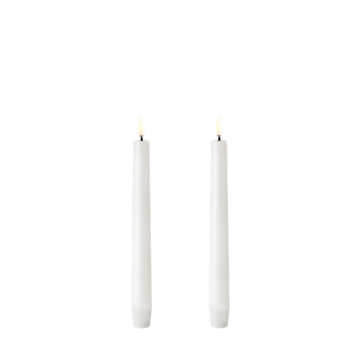Uyuni S/2 Taper Candles | Nordic White