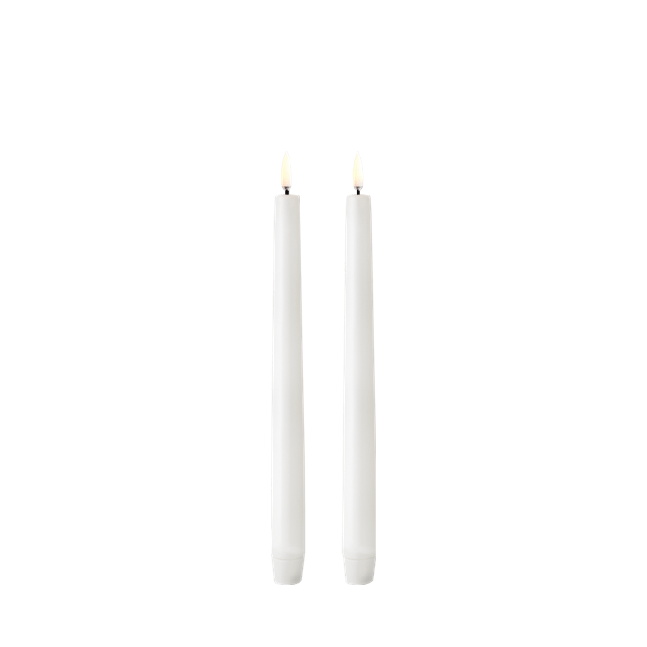 Uyuni S/2 Taper Candles | Nordic White