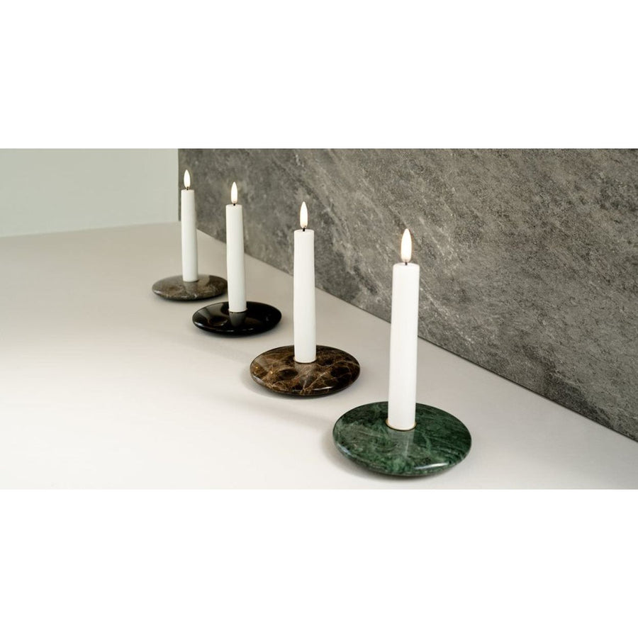 Uyuni S/2 Taper Candles | Nordic White