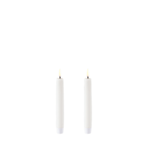 Uyuni S/2 Taper Candles | Nordic White