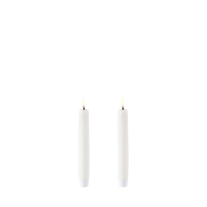 Uyuni S/2 Taper Candles | Nordic White