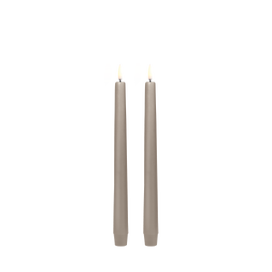 Uyuni S/2 Taper Candles | Sandstone