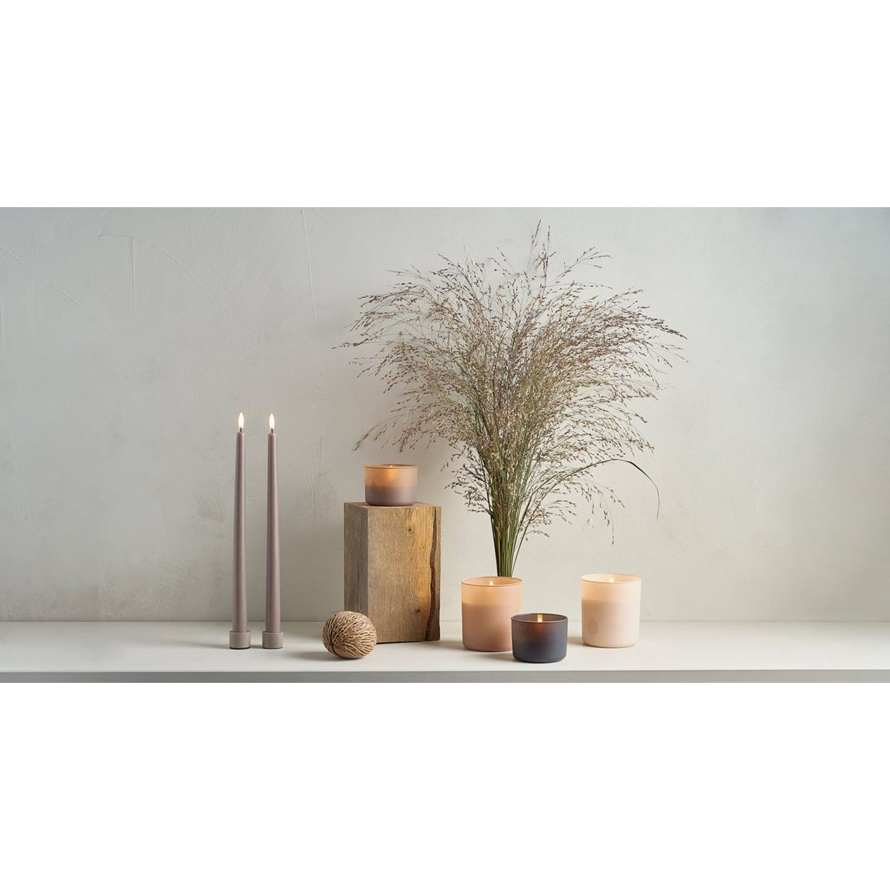 Uyuni Rechargeable Glass Candle
