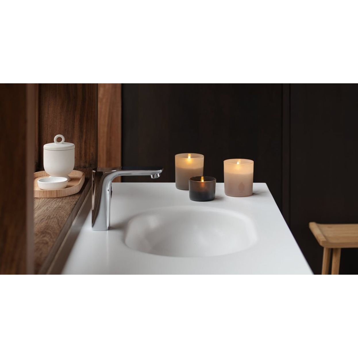Uyuni Rechargeable Glass Candle
