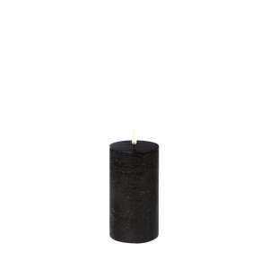 Uyuni Pillar Candle | Forest Black (Rustic)
