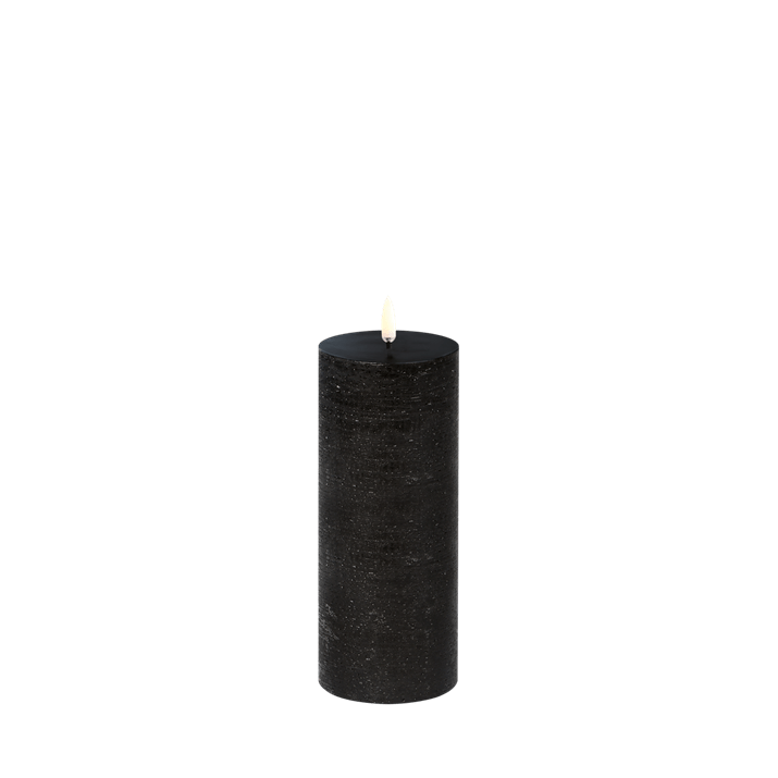 Uyuni Pillar Candle | Forest Black (Rustic)