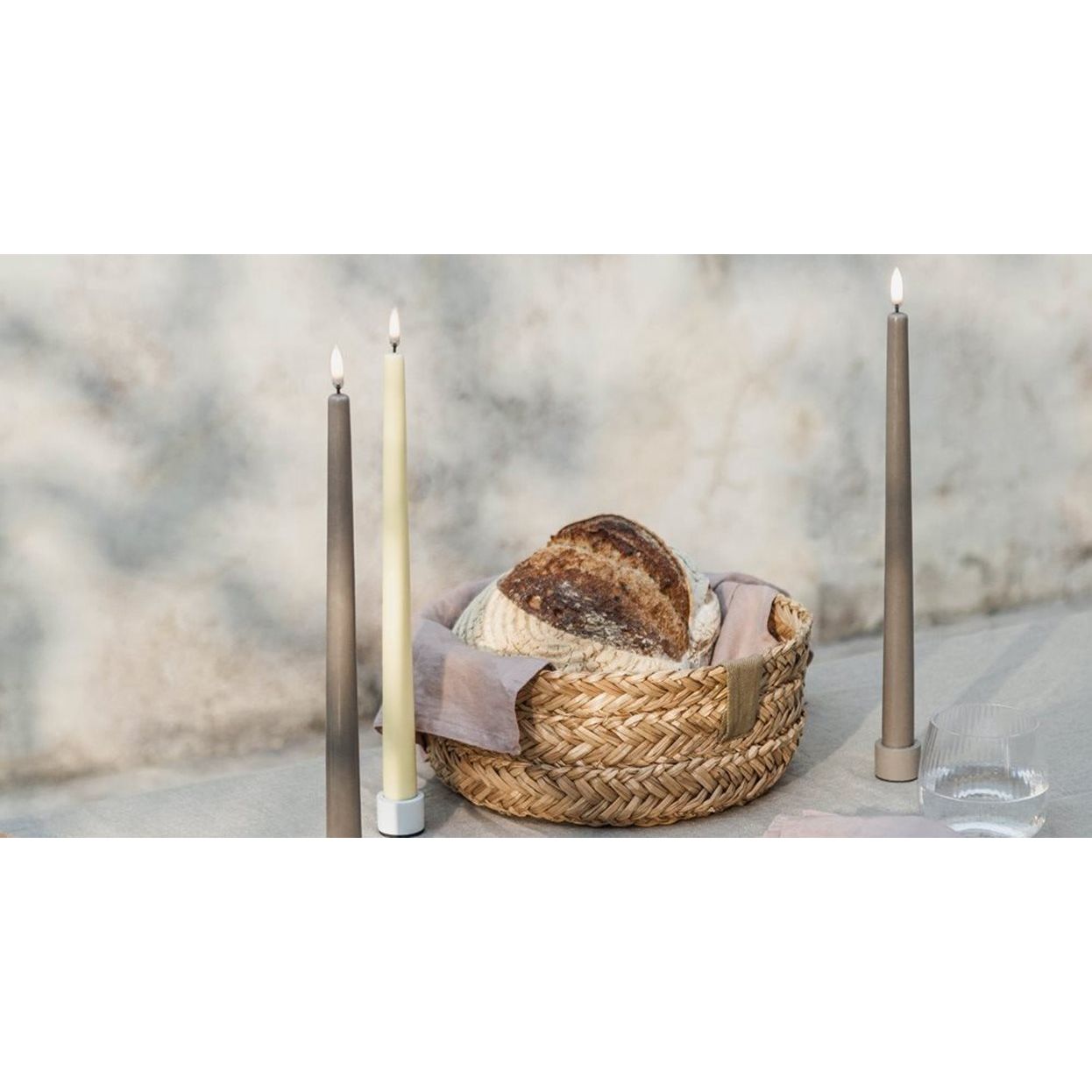 Uyuni S/2 Slim Taper Candles | 12.6"H