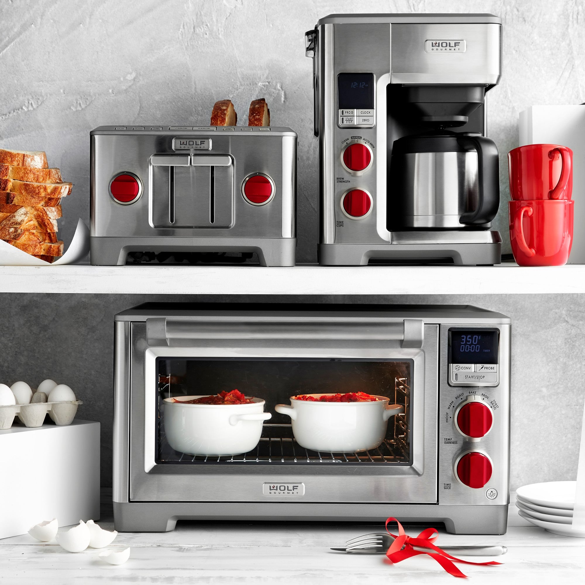 Wolf Gourmet Automatic Drip Coffeemaker (Red Knob) — FINAL SALE