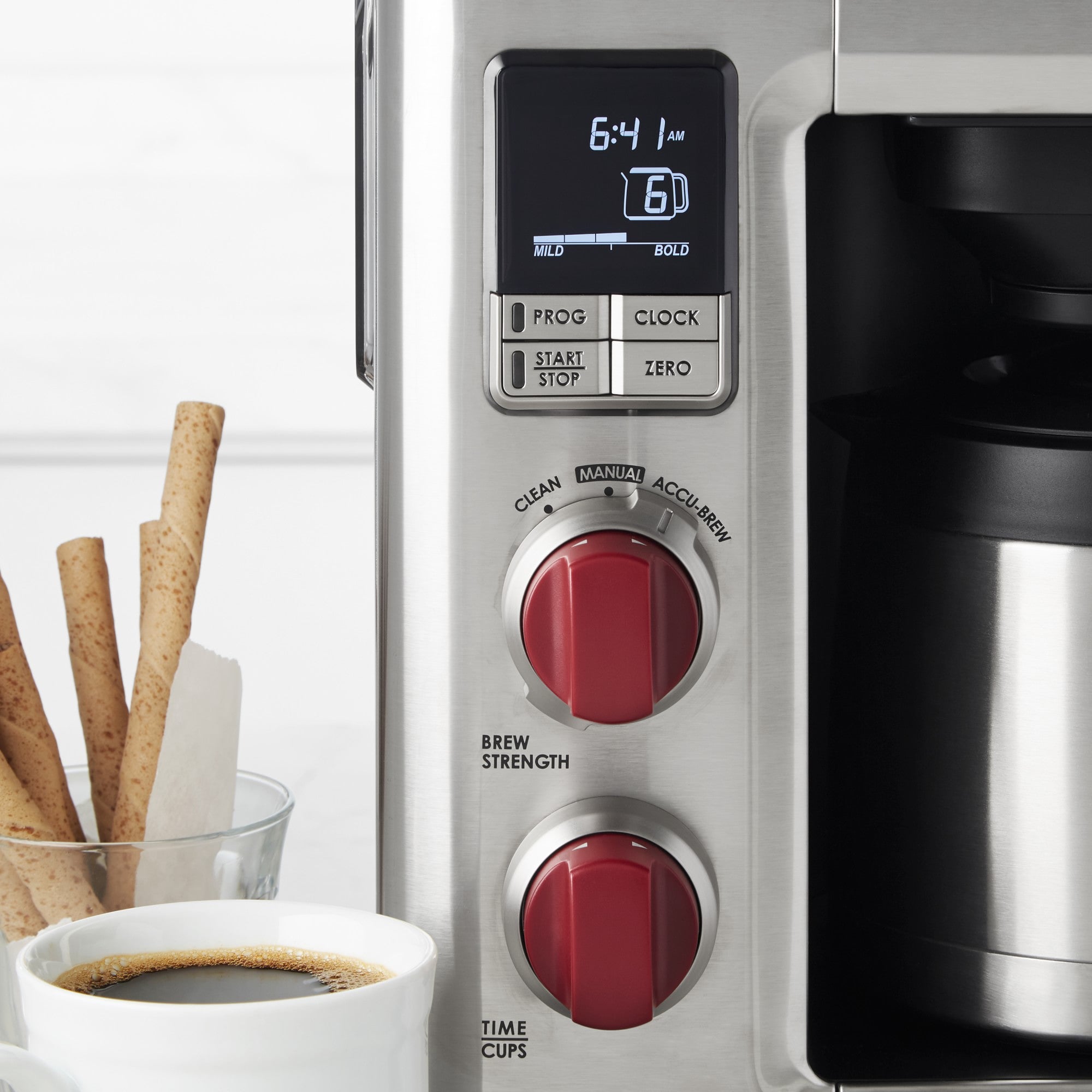 Wolf Gourmet Automatic Drip Coffeemaker (Red Knob) — FINAL SALE