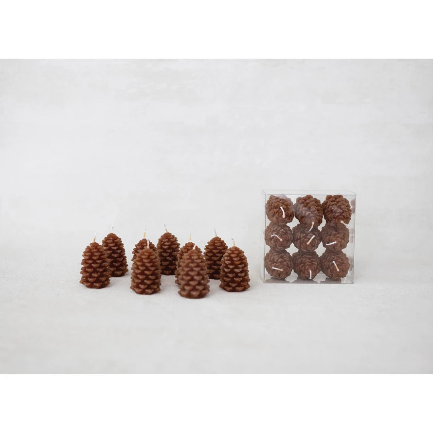 S/9 Pinecone Shaped Tealights