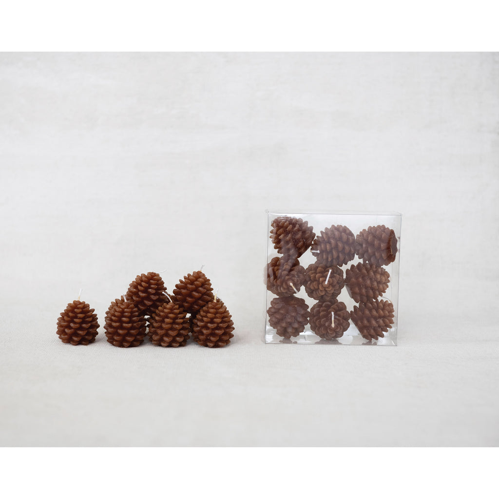 S/9 Pinecone Shaped Tealights