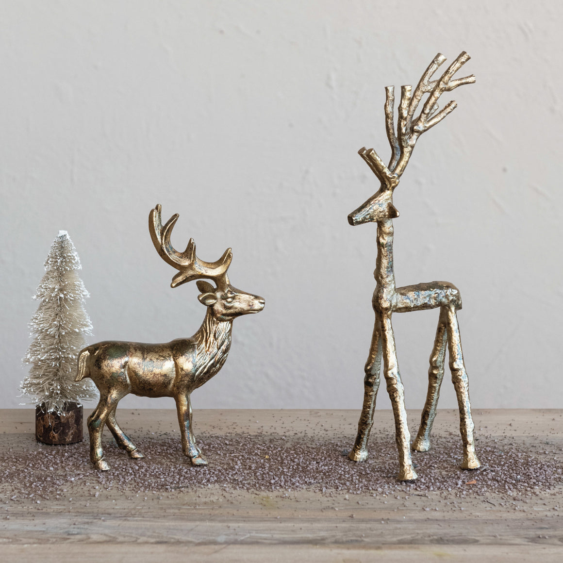 Cast Aluminum Twig Deer