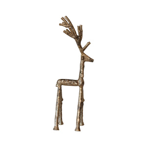 Cast Aluminum Twig Deer