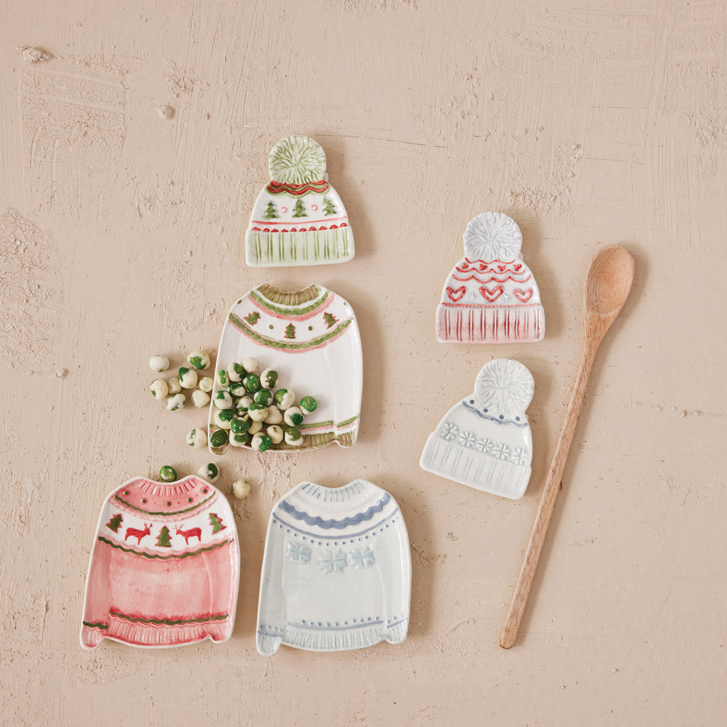 Holiday Sweater & Hat Dish Set