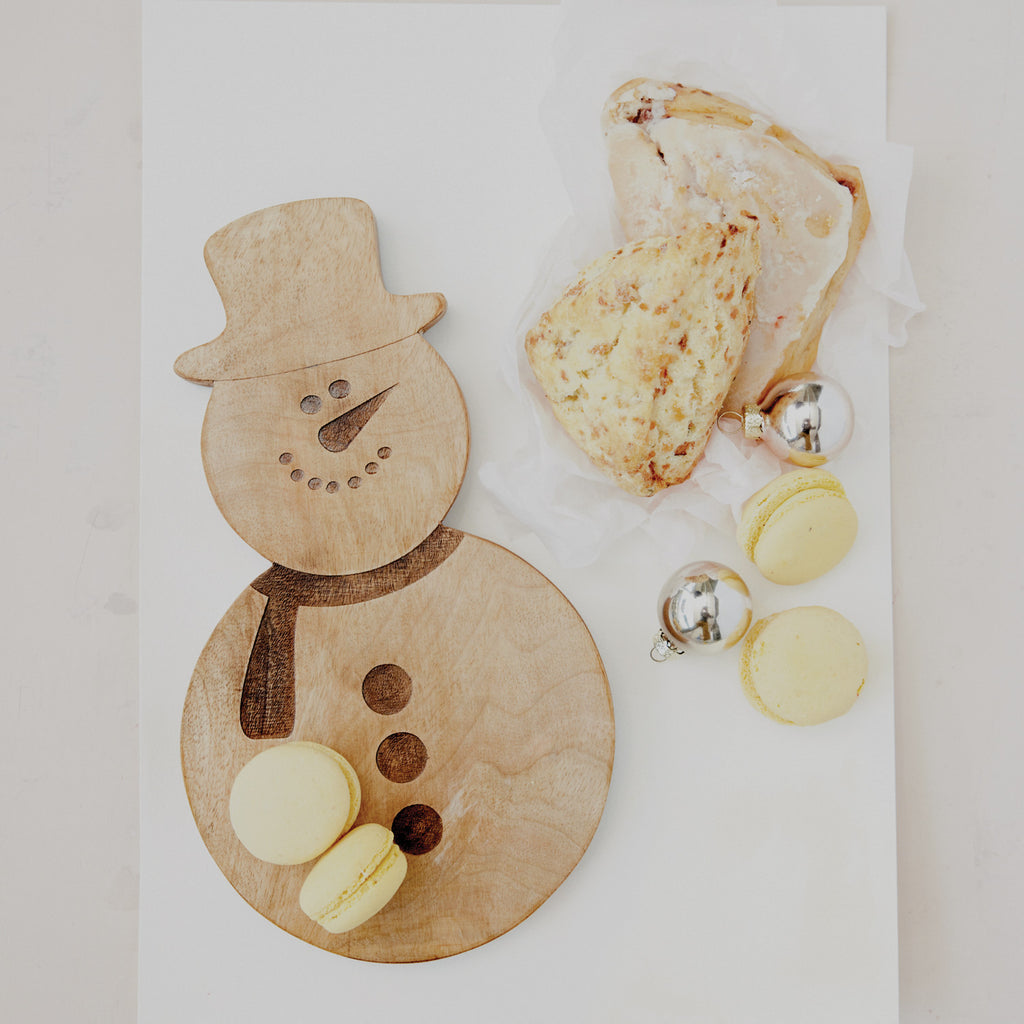 Snowman Serving Board