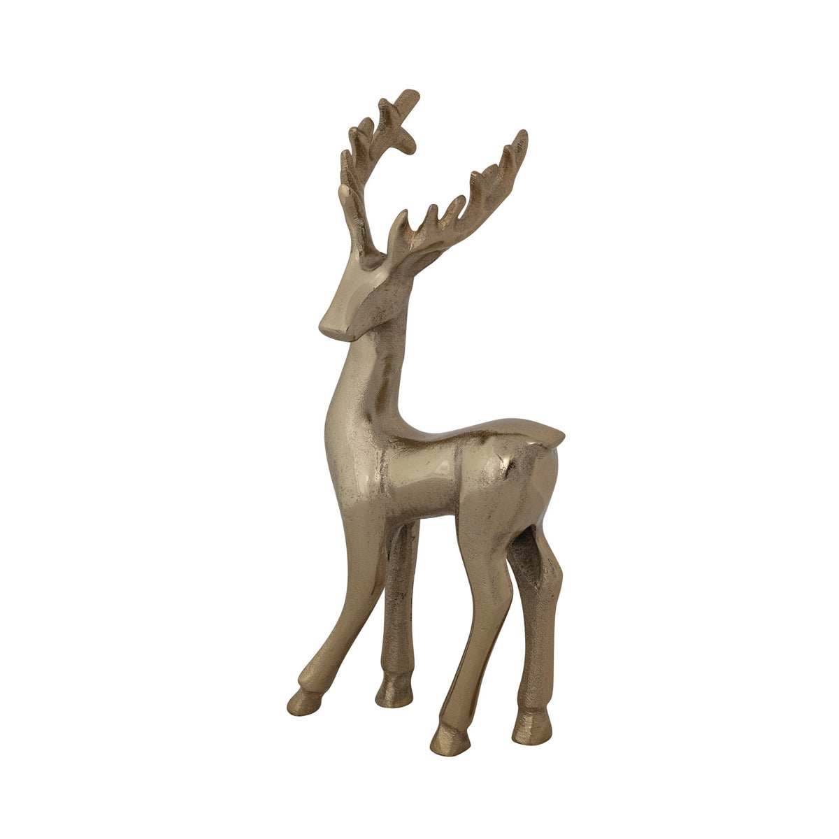 Gold Cast Aluminum Deer