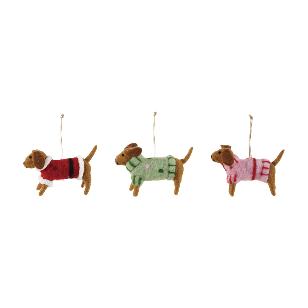 Dachshund Sweater Ornament