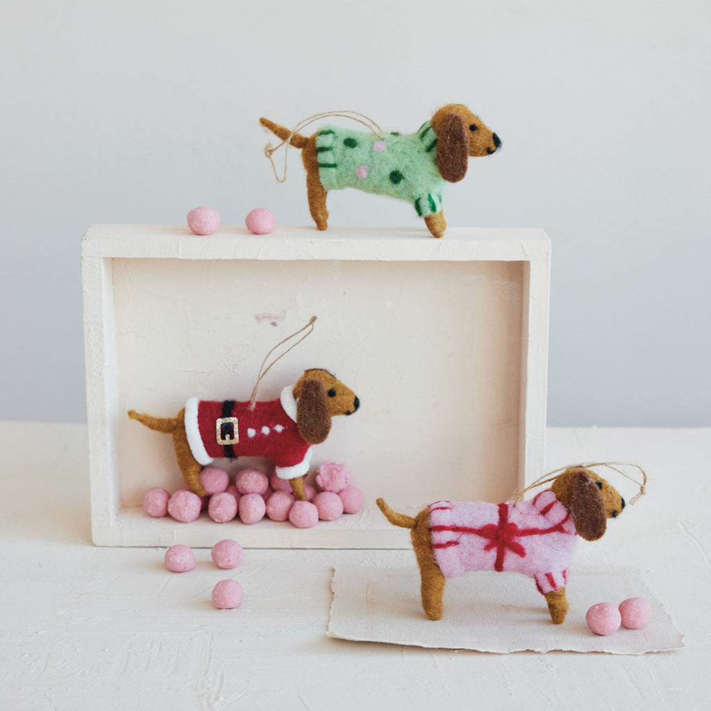 Dachshund Sweater Ornament