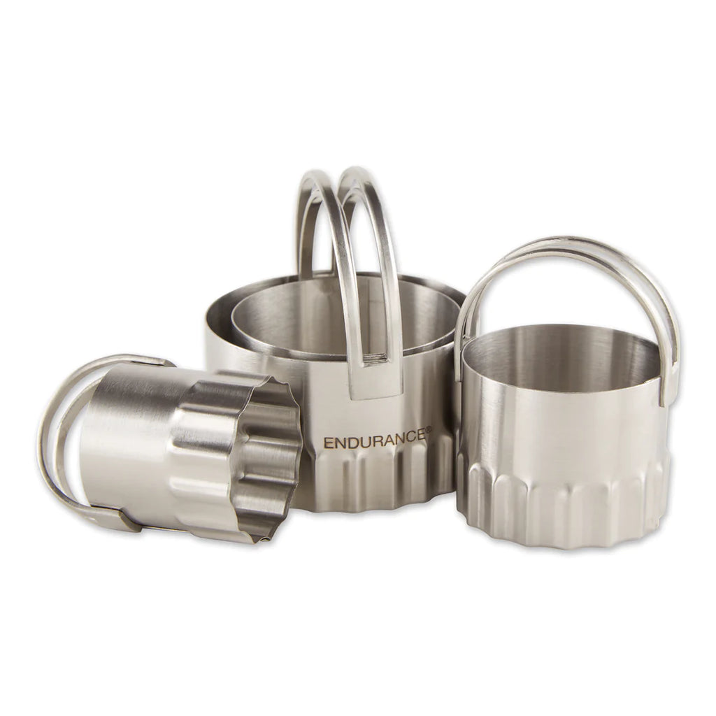 ENDURANCE® Round Rippled Biscuit Cutters