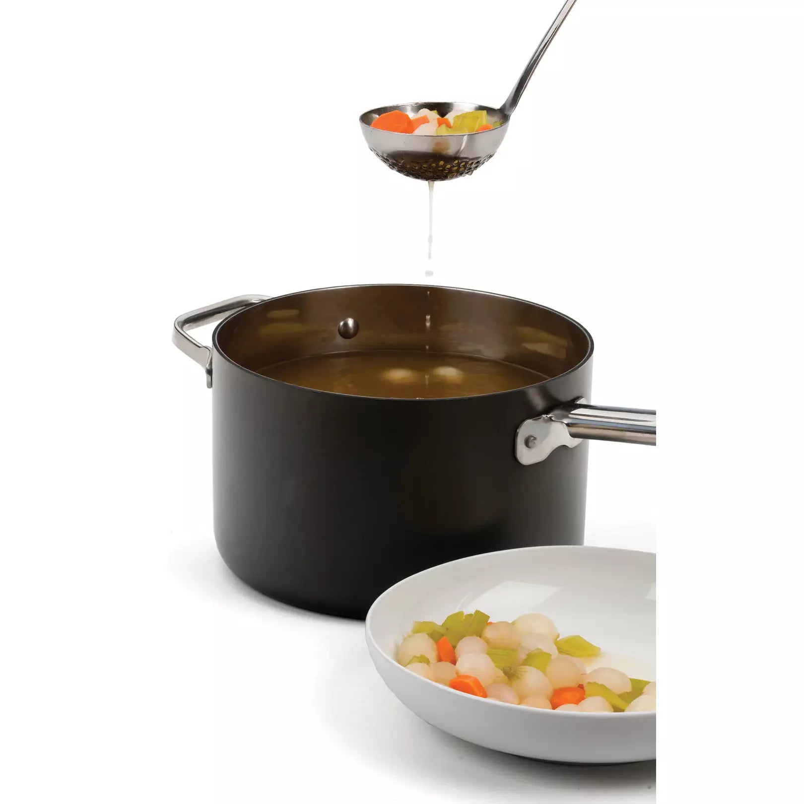 Pierced Straining Ladle