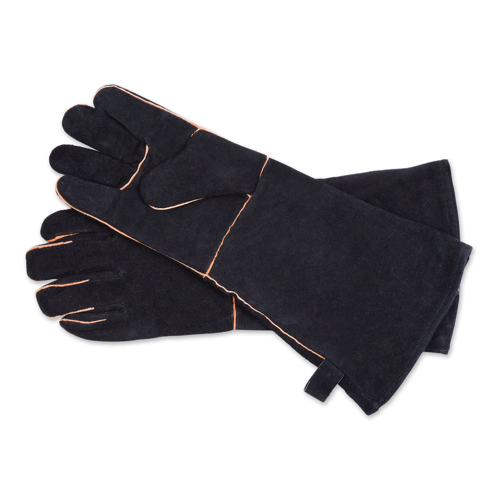 Black Leather Grill Gloves