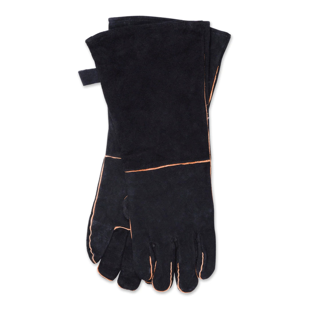 Black Leather Grill Gloves