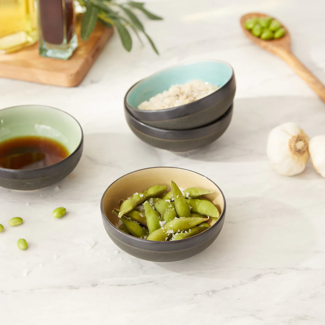 Japanese Crackle Porcelain Sauce Bowl