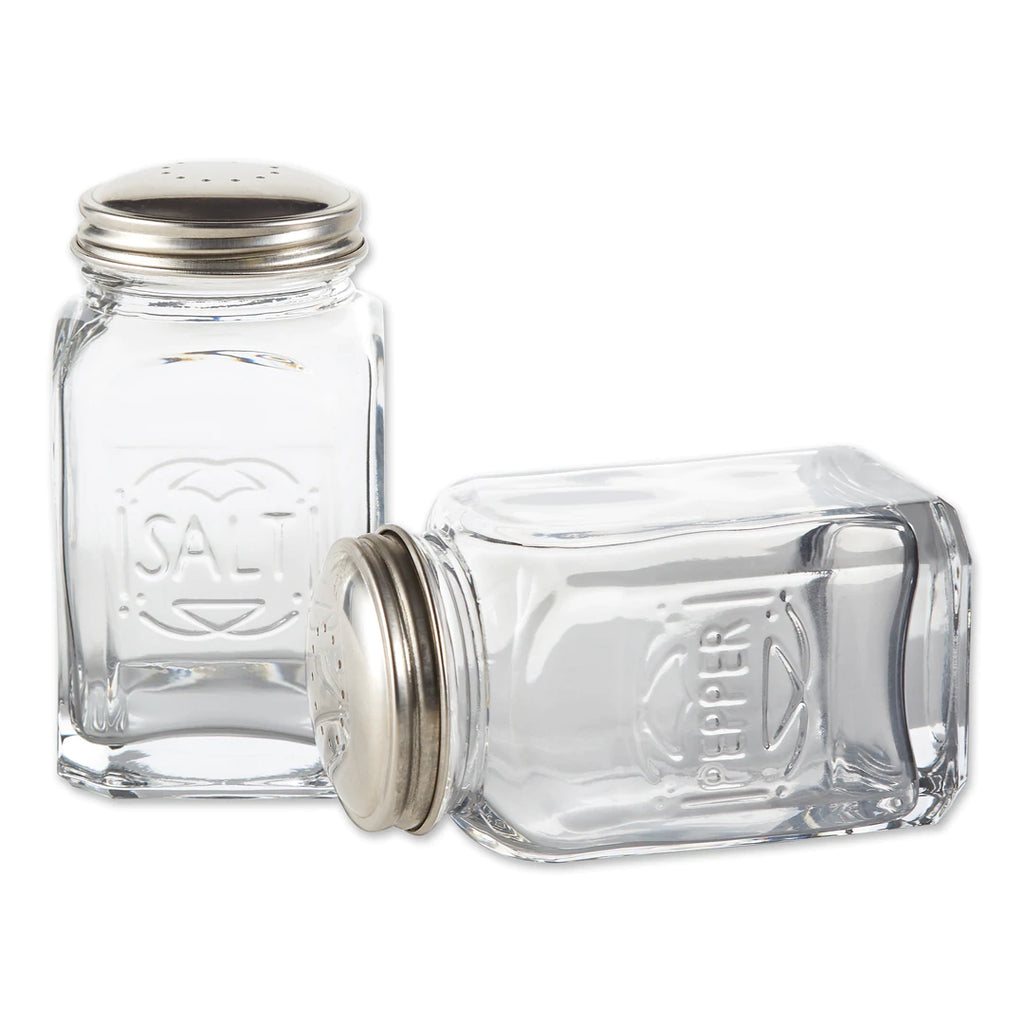Retro Glass S & P Shaker Set
