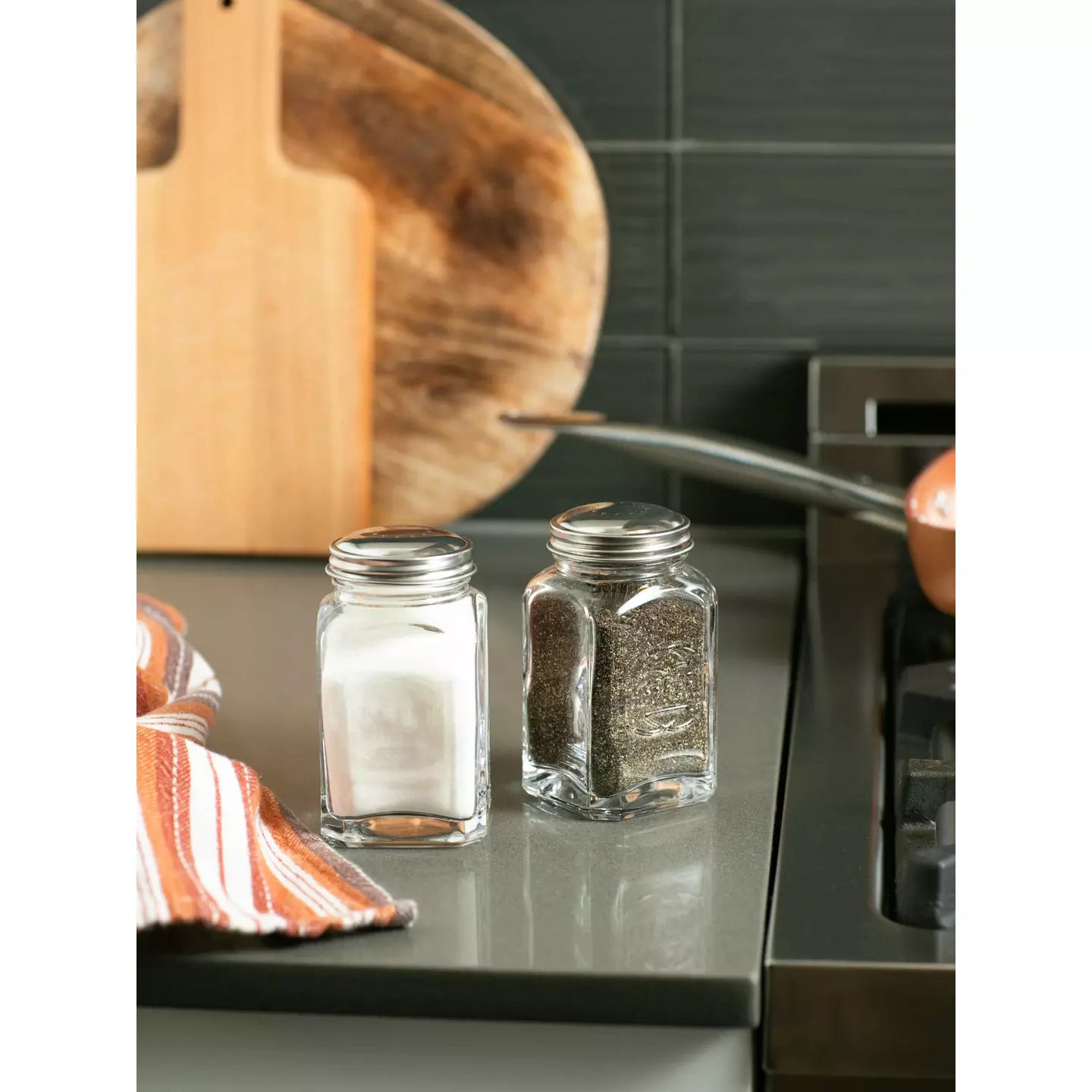 Retro Glass S & P Shaker Set