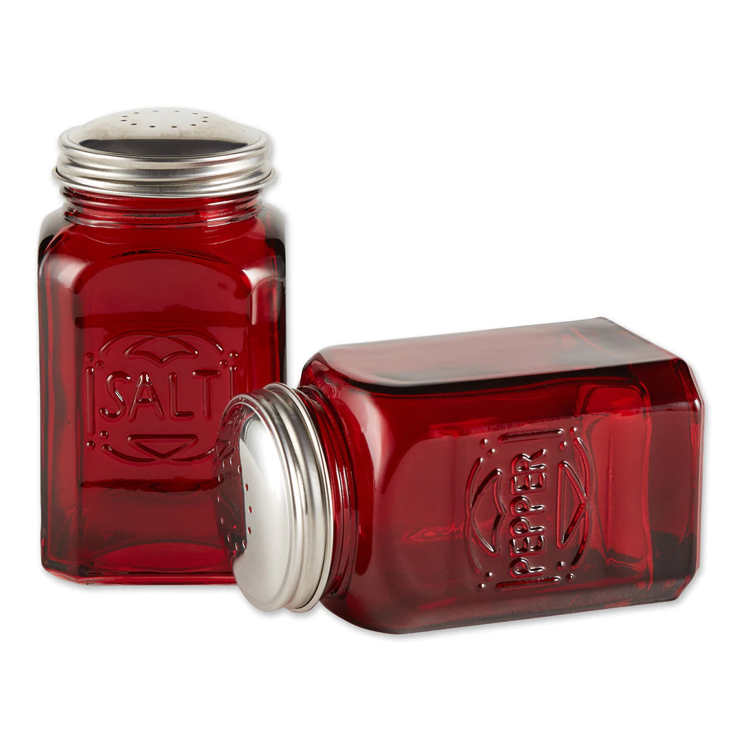Retro Glass S & P Shaker Set