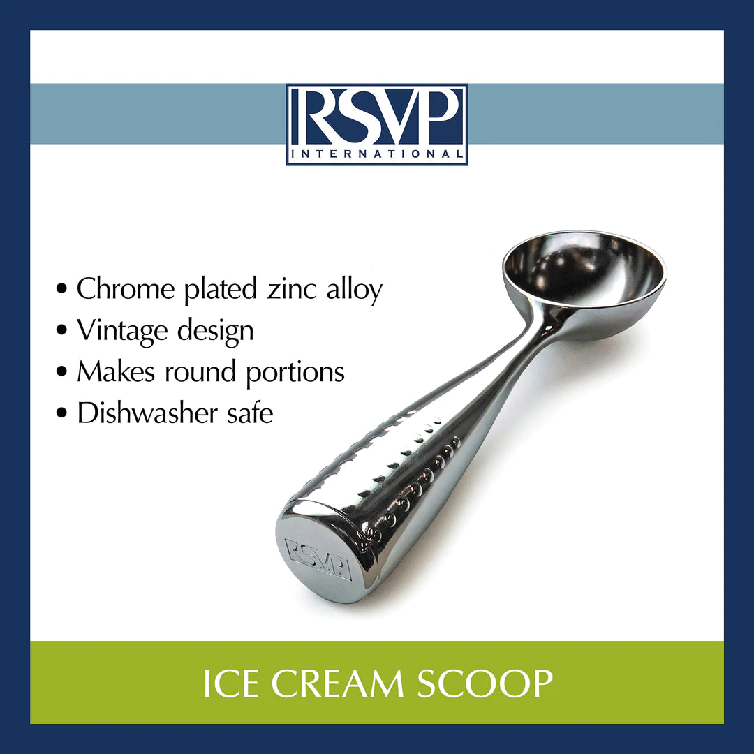 Old-fashioned ice cream scoop