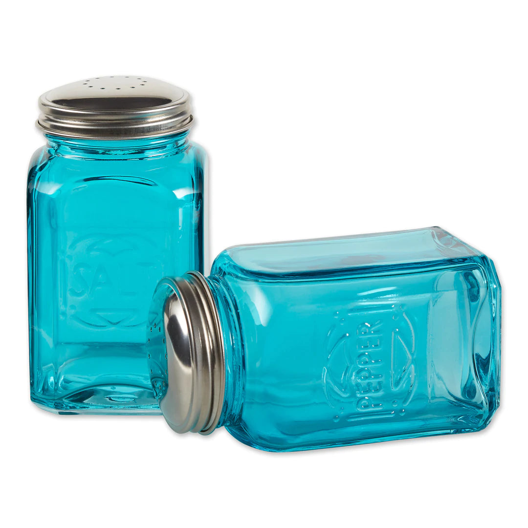 Retro Glass S & P Shaker Set
