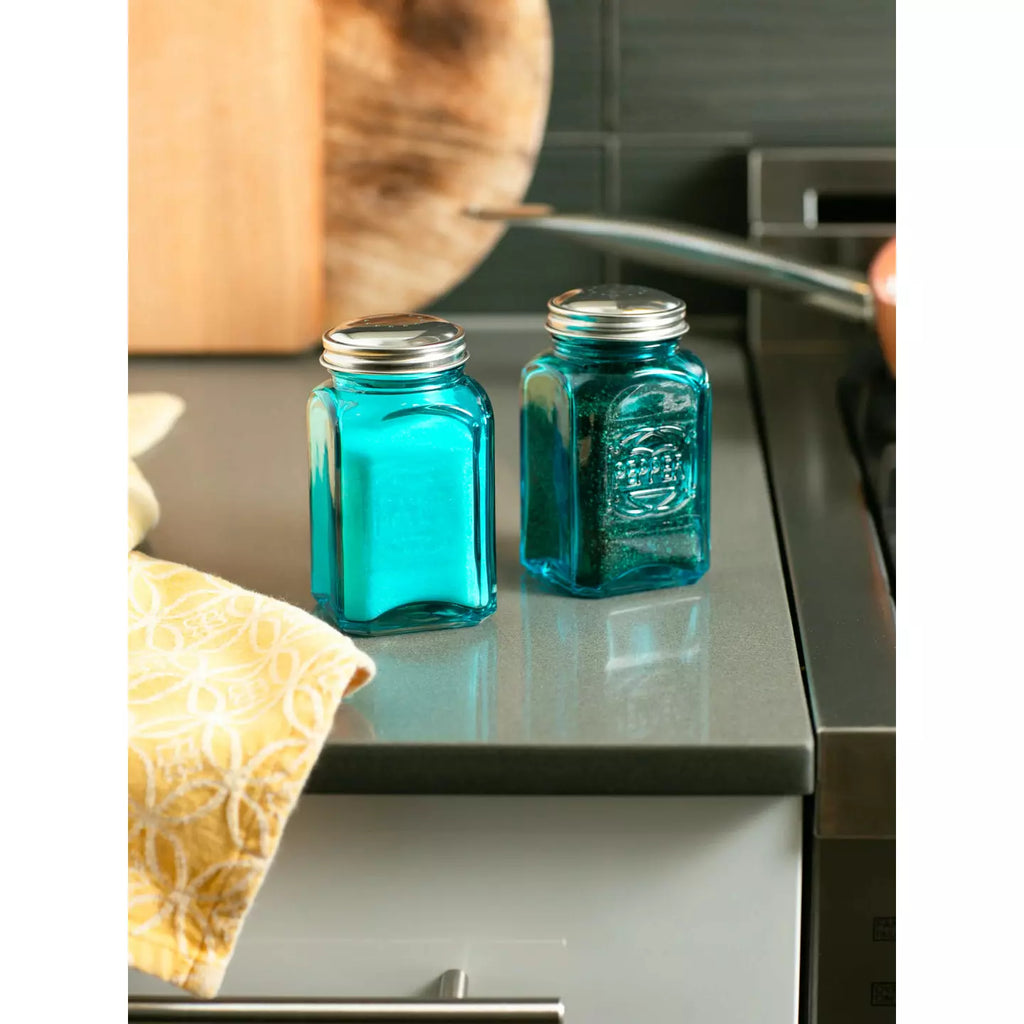 Retro Glass S & P Shaker Set