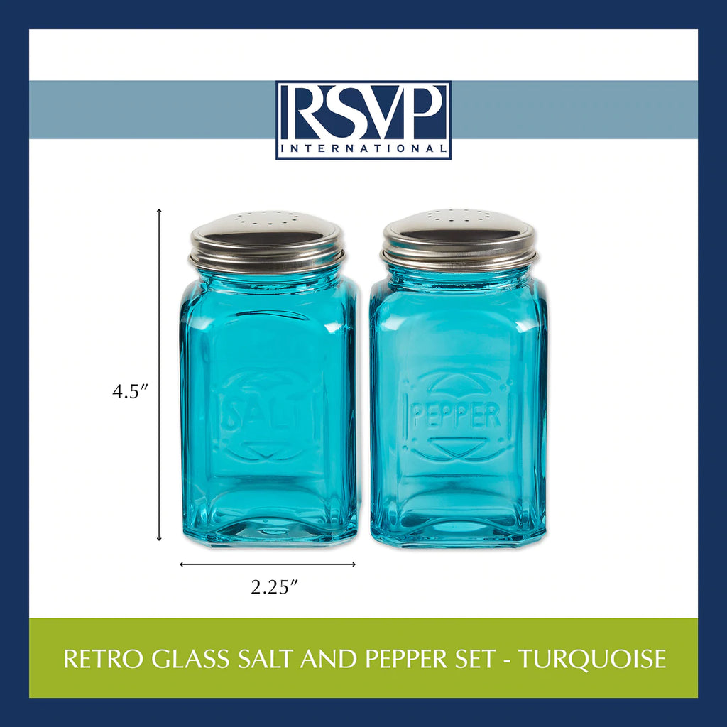 Retro Glass S & P Shaker Set