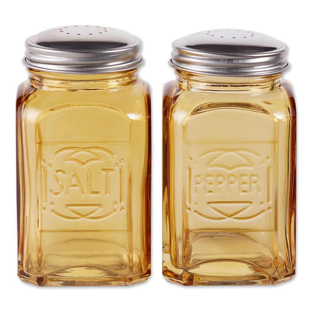 Retro Glass S & P Shaker Set