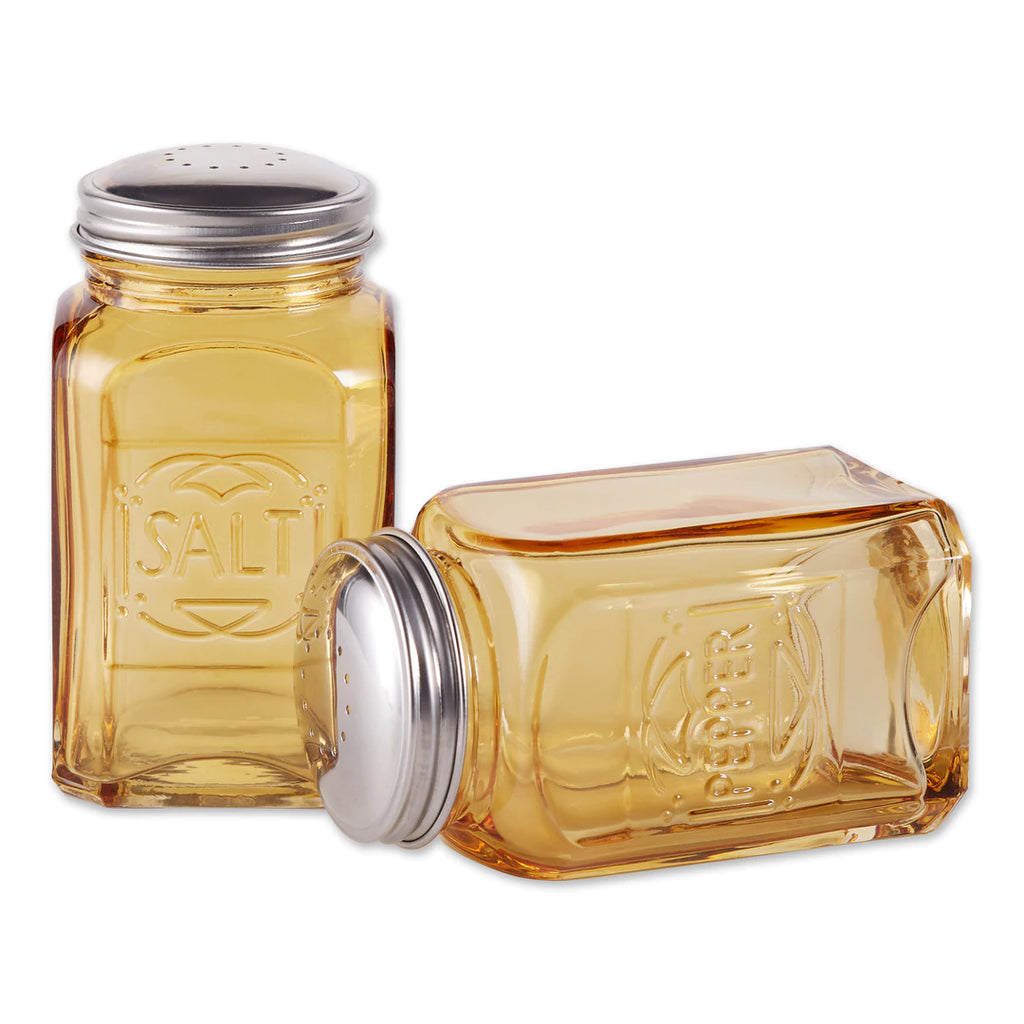 Retro Glass S & P Shaker Set
