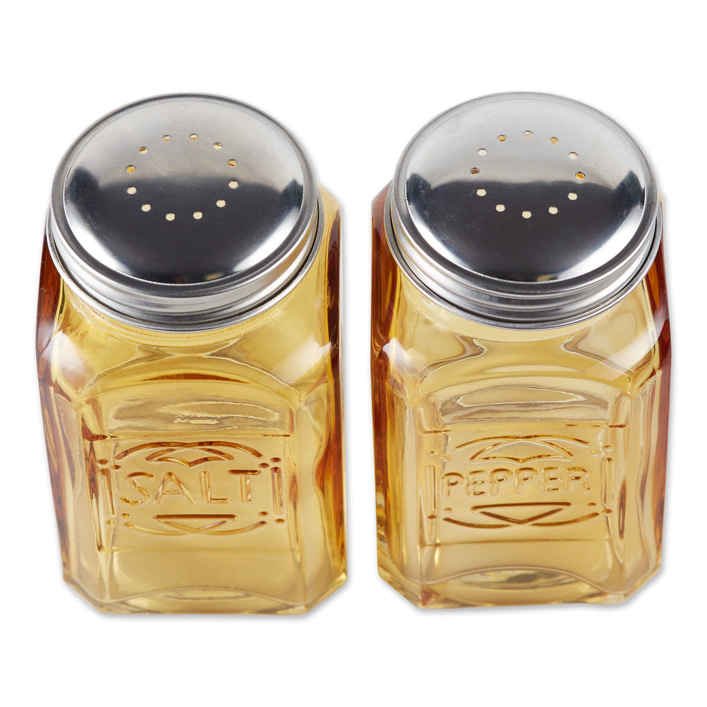 Retro Glass S & P Shaker Set