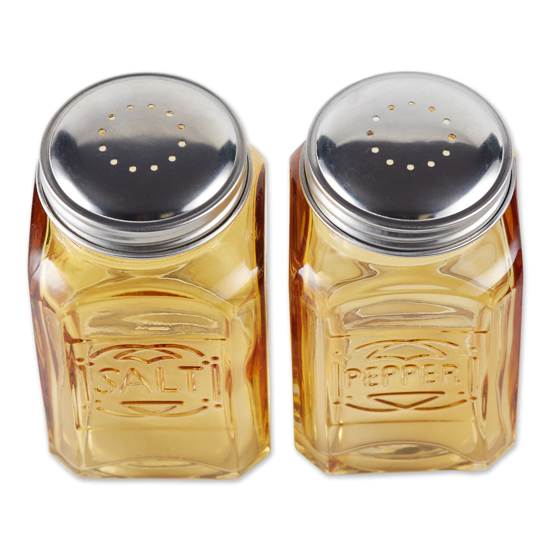 Retro Glass S & P Shaker Set