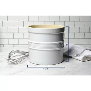 Oversized Stoneware Tool Crock