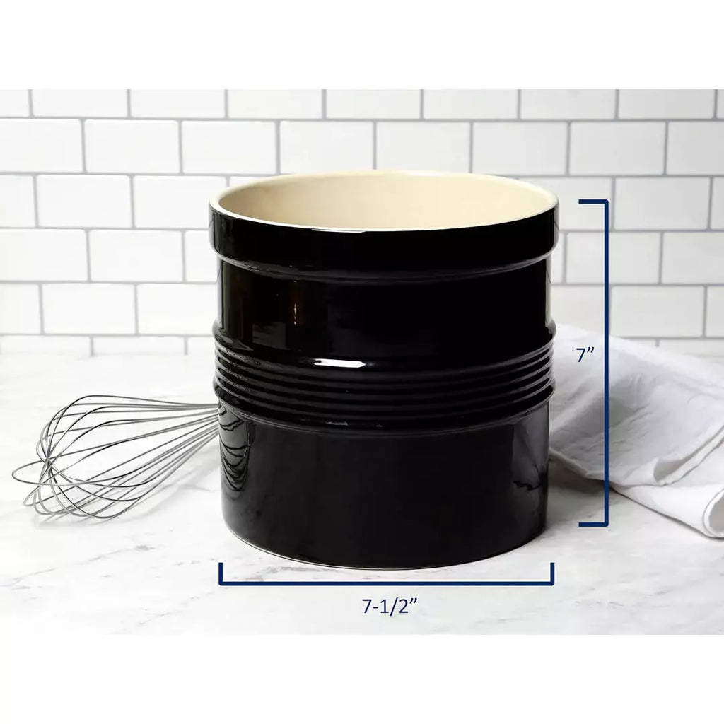 Oversized Stoneware Tool Crock