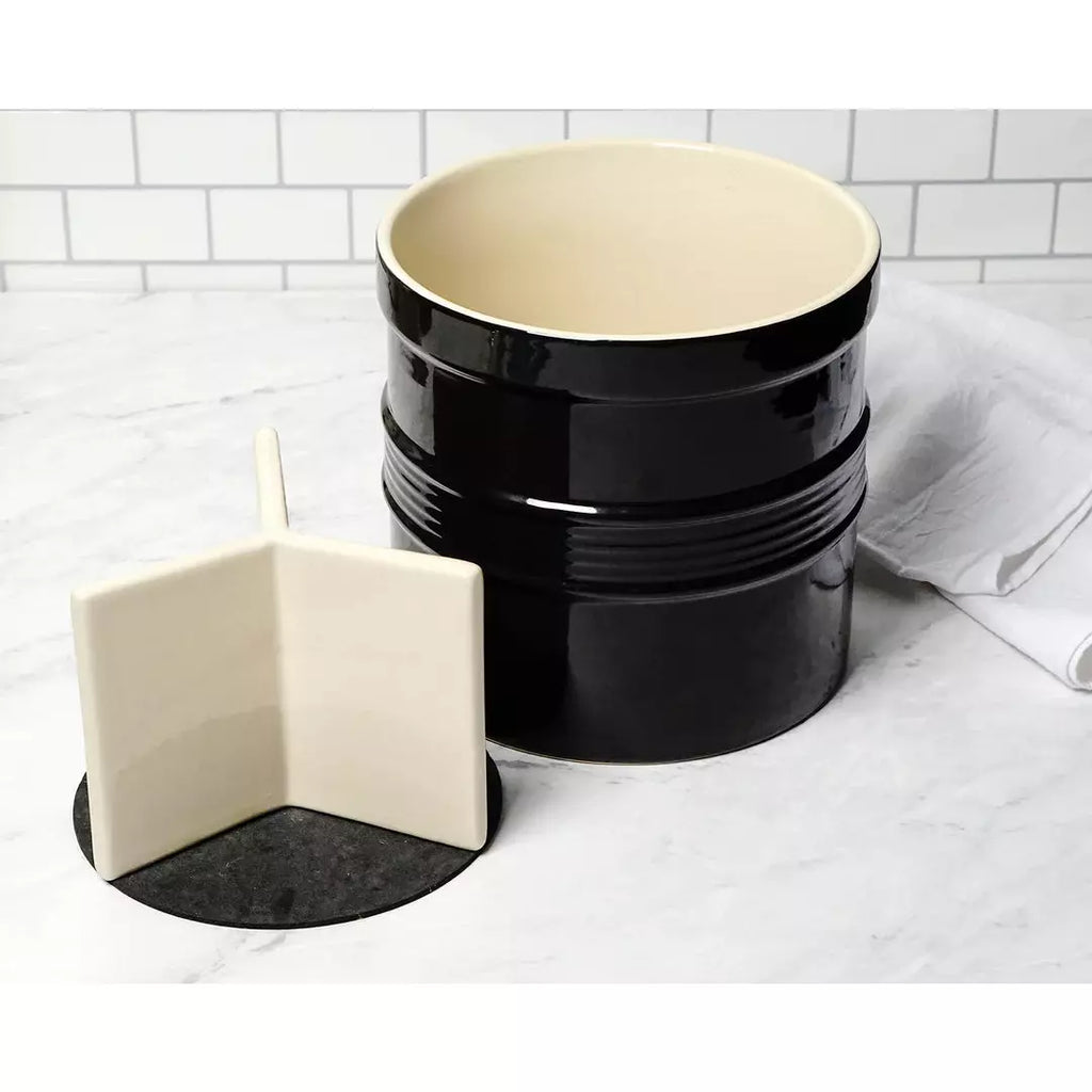 Oversized Stoneware Tool Crock