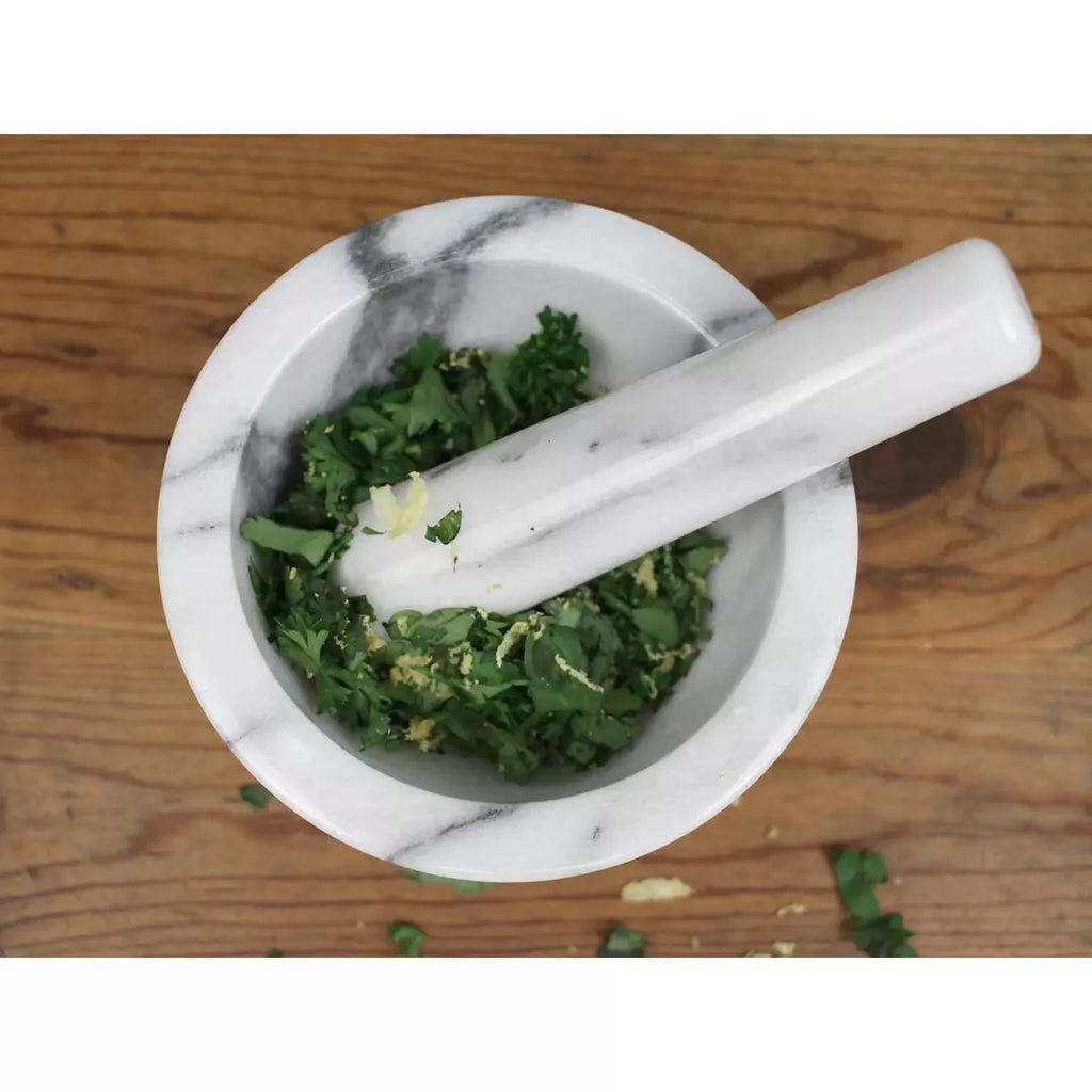 Marble Mortar & Pestle