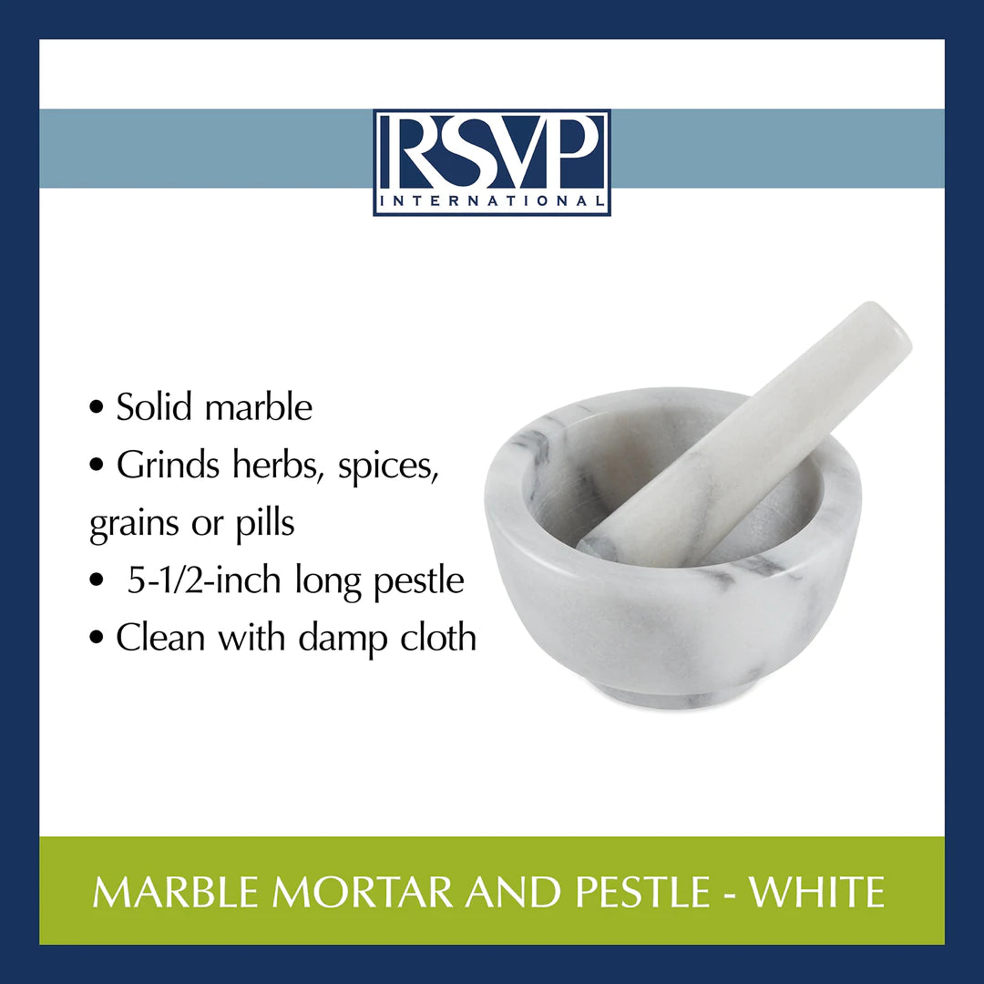 Marble Mortar & Pestle