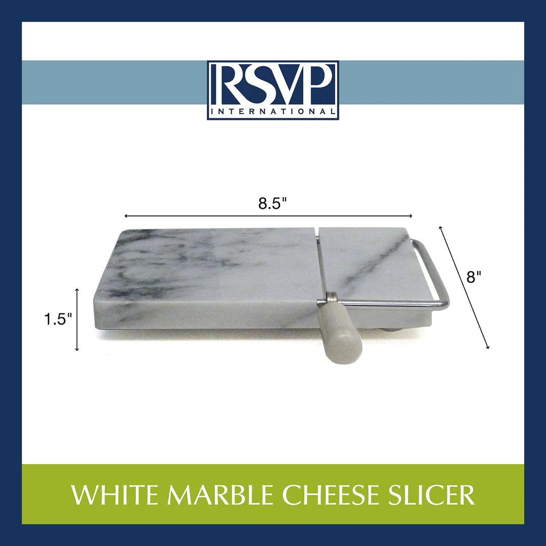 White Marble Cheese Slicer