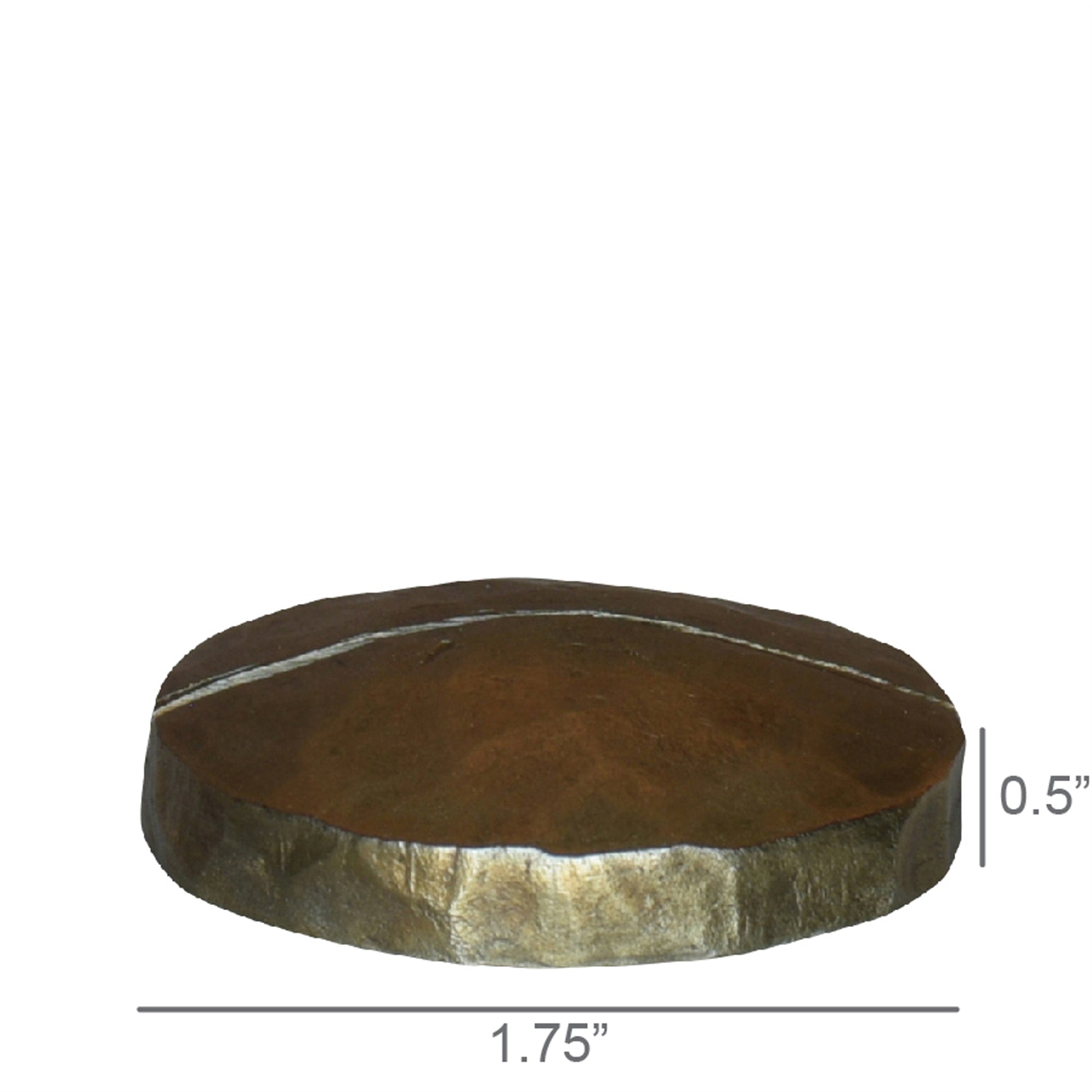 Chiseled Place Card Holder | Brass