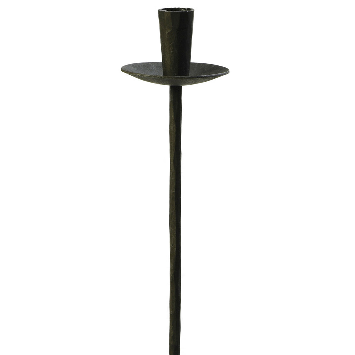 Black Iron Garden Stake Taper Holder