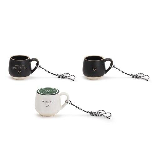 Coffee Pod Mug Ornament  |. Thankful